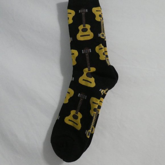 GUITAR SOCKS | Dress Socks | Novelty | Fun | Business | BNWOT - Picture 2 of 6